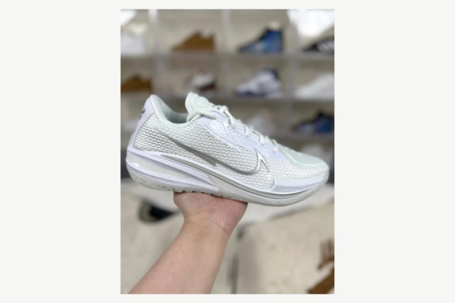 Nike Air Zoom GT Cut 1 Silver Gray Low Top shopping brief image SKU 1194924863 thumbnail 4