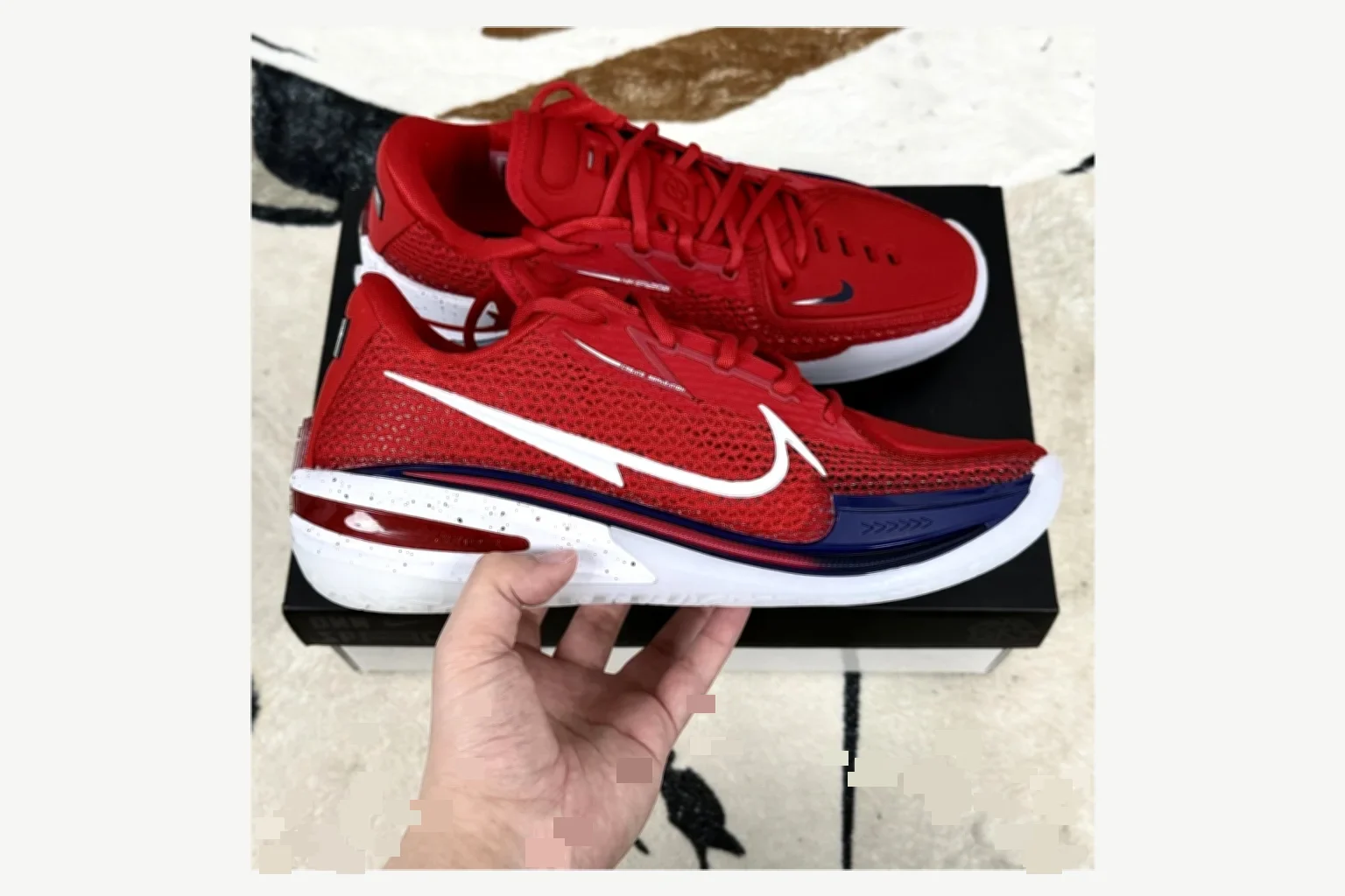 Nike Air Zoom GT Cut 1 Black White Low Top shopping brief image SKU 1194924897