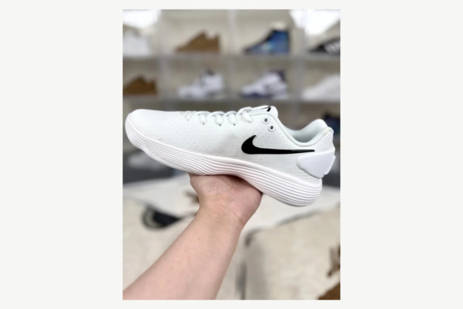 Nike White Black Swoosh Low Top shopping brief image SKU 1194923747 thumbnail 5