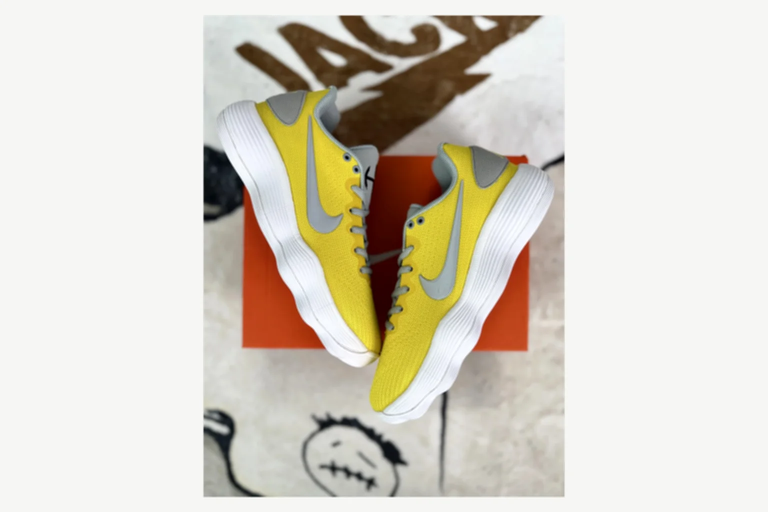 Nike Yellow Gray Low Top Runner shopping brief image SKU 1194923844 thumbnail 3