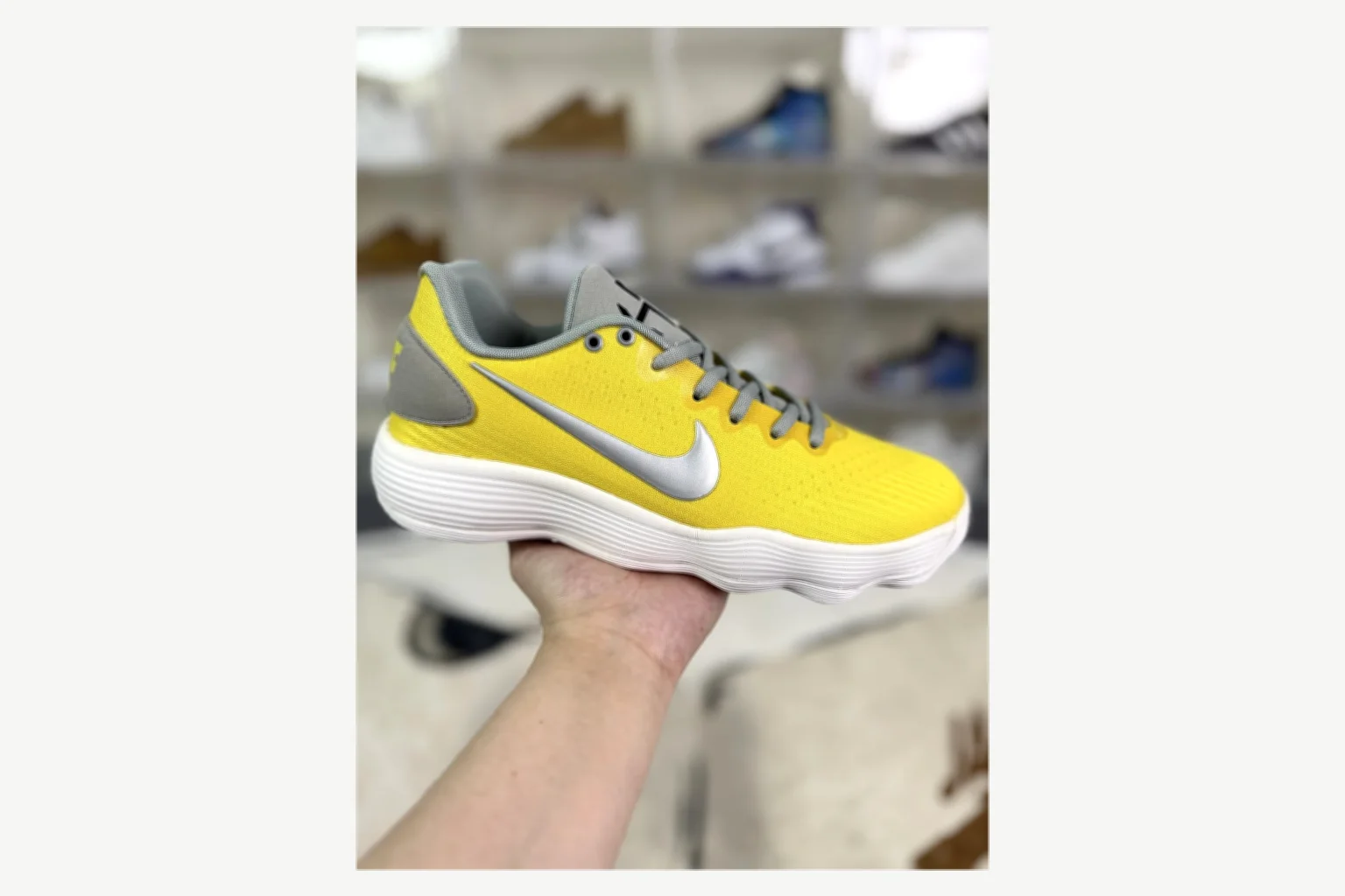 Nike Yellow Gray Low Top Runner shopping brief image SKU 1194923844 thumbnail 4