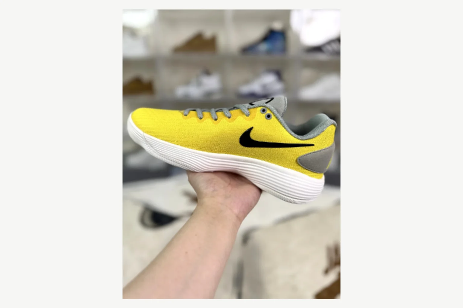Nike Yellow Gray Low Top Runner shopping brief image SKU 1194923844 thumbnail 5