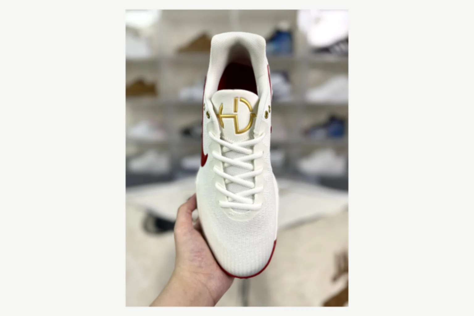 Nike White Red Swoosh Low Top shopping brief image SKU 1194923881 thumbnail 2