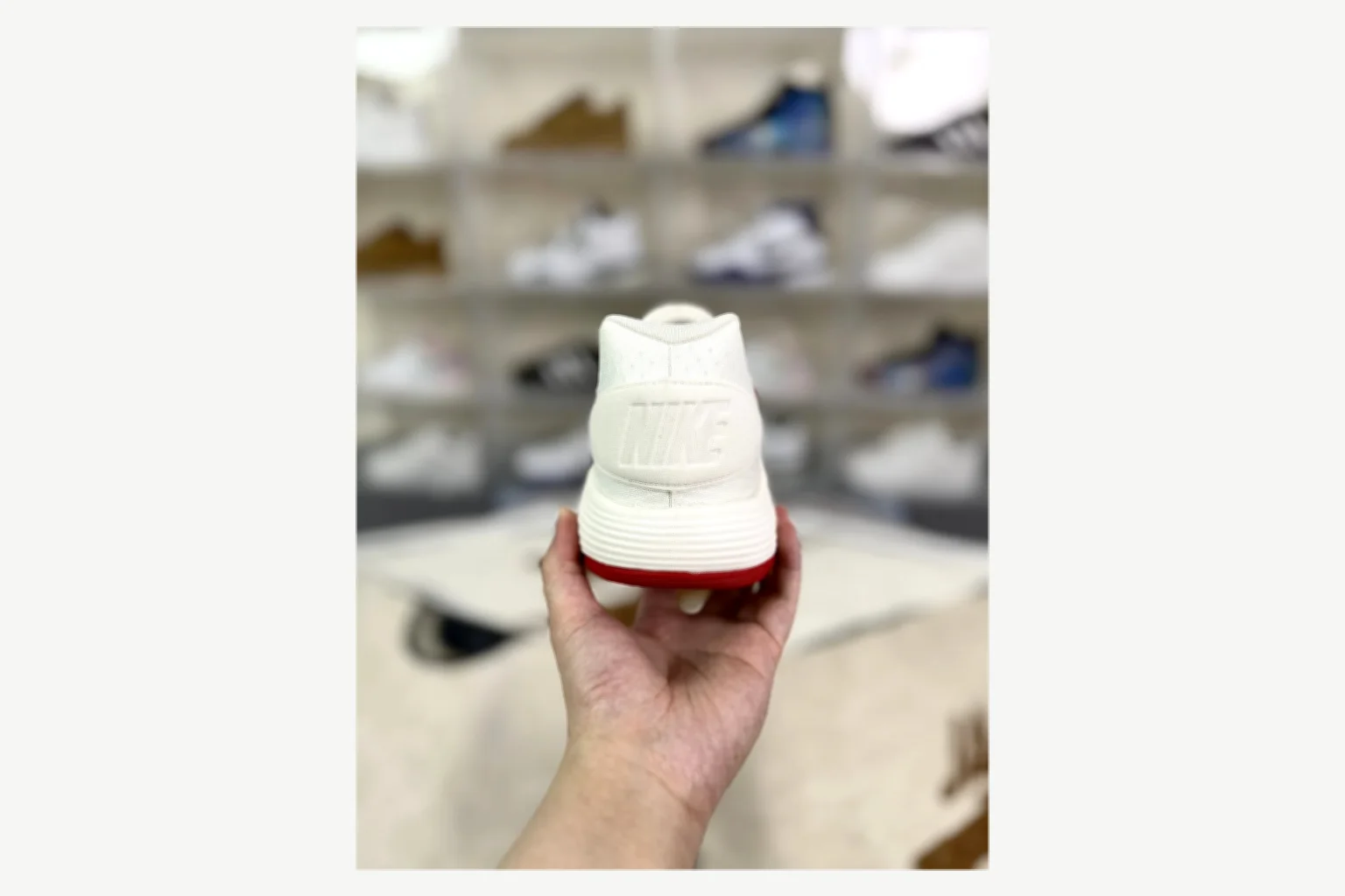 Nike White Red Swoosh Low Top shopping brief image SKU 1194923881 thumbnail 6
