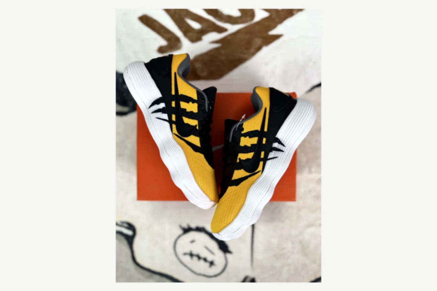 Nike Yellow Black Court Low Top shopping brief image SKU 1194923981 thumbnail 3