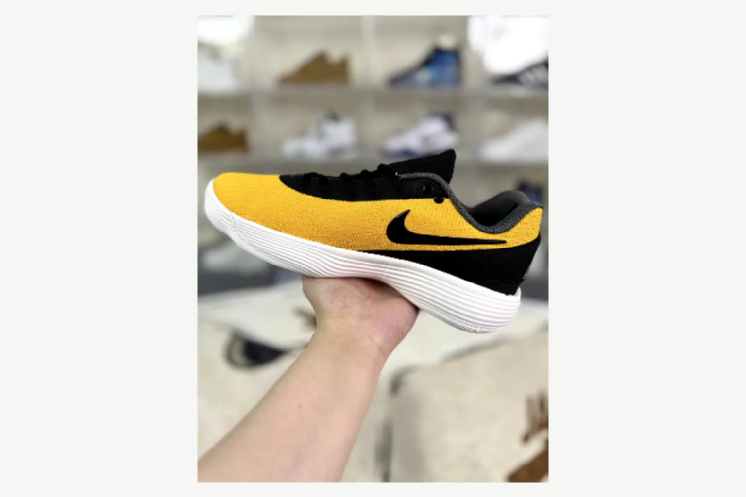 Nike Yellow Black Court Low Top shopping brief image SKU 1194923981 thumbnail 5