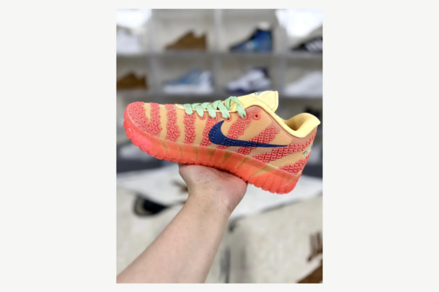 Nike Ja 3 Coral Lime Low Top shopping brief image SKU 1194924105 thumbnail 5