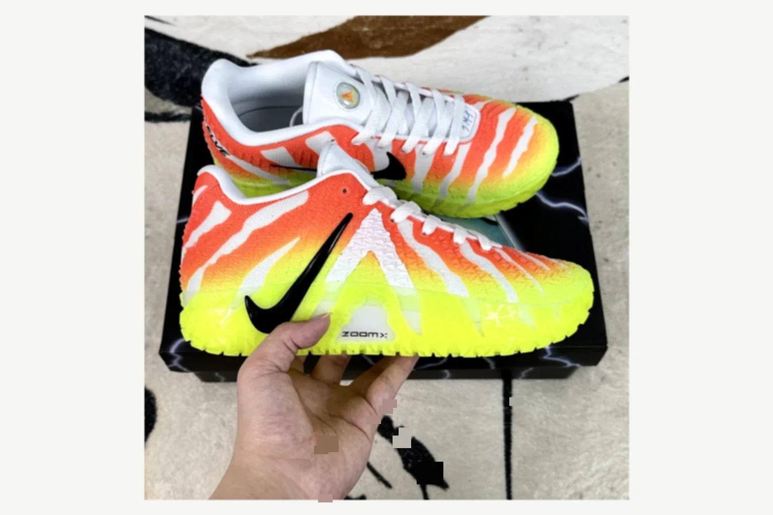 Nike Ja 3 White Red Lime Low Top shopping brief image SKU 1194924130
