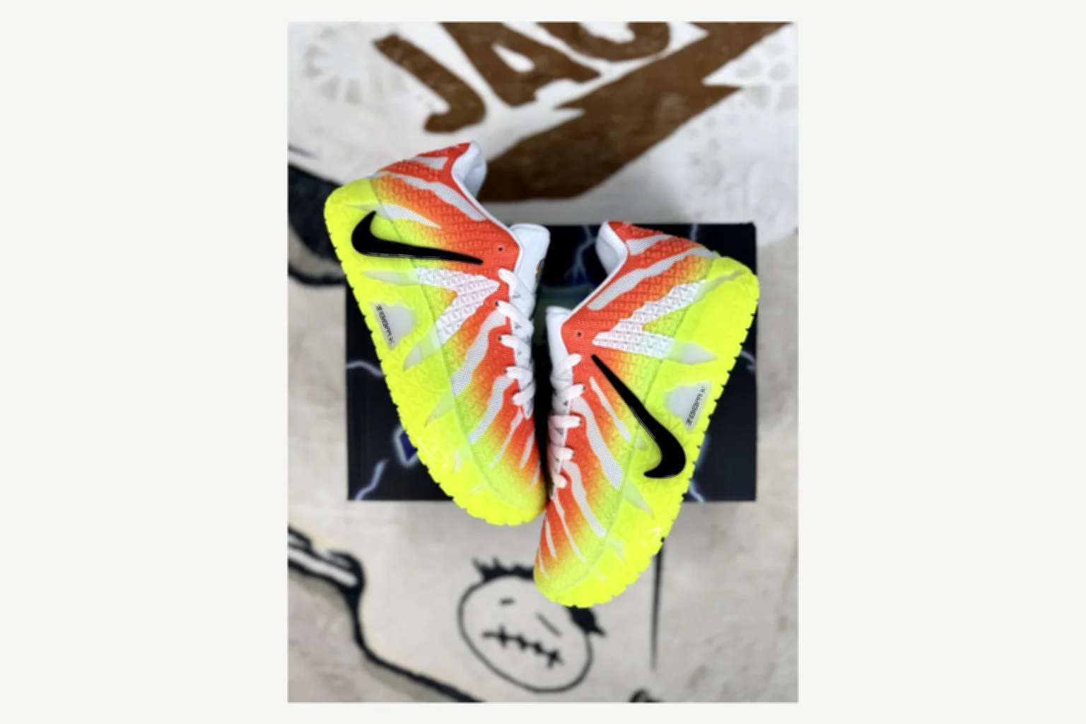Nike Ja 3 White Red Lime Low Top shopping brief image SKU 1194924130 thumbnail 3