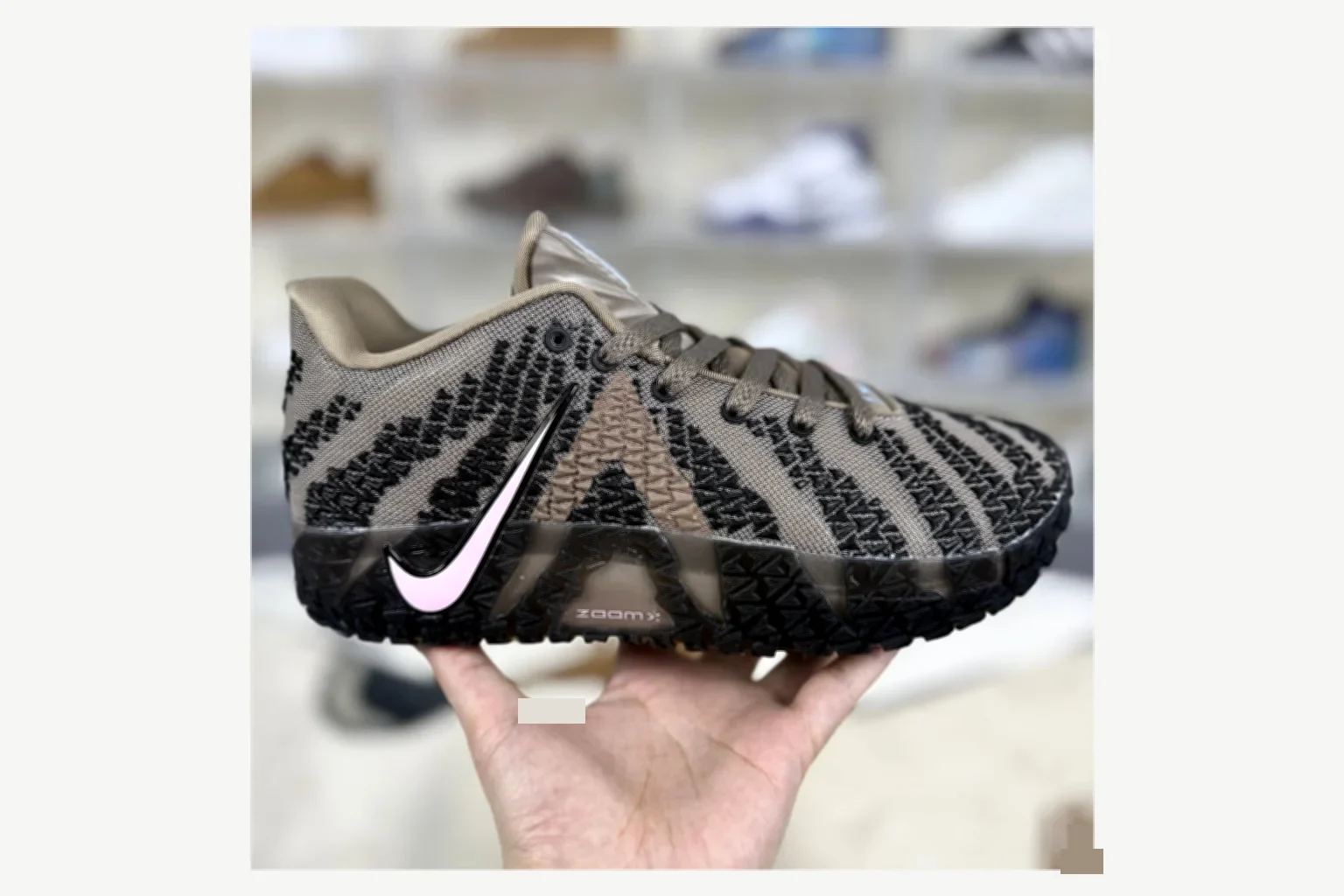 Nike Ja 3 Cream Brown Low Top shopping brief image SKU 1194924186