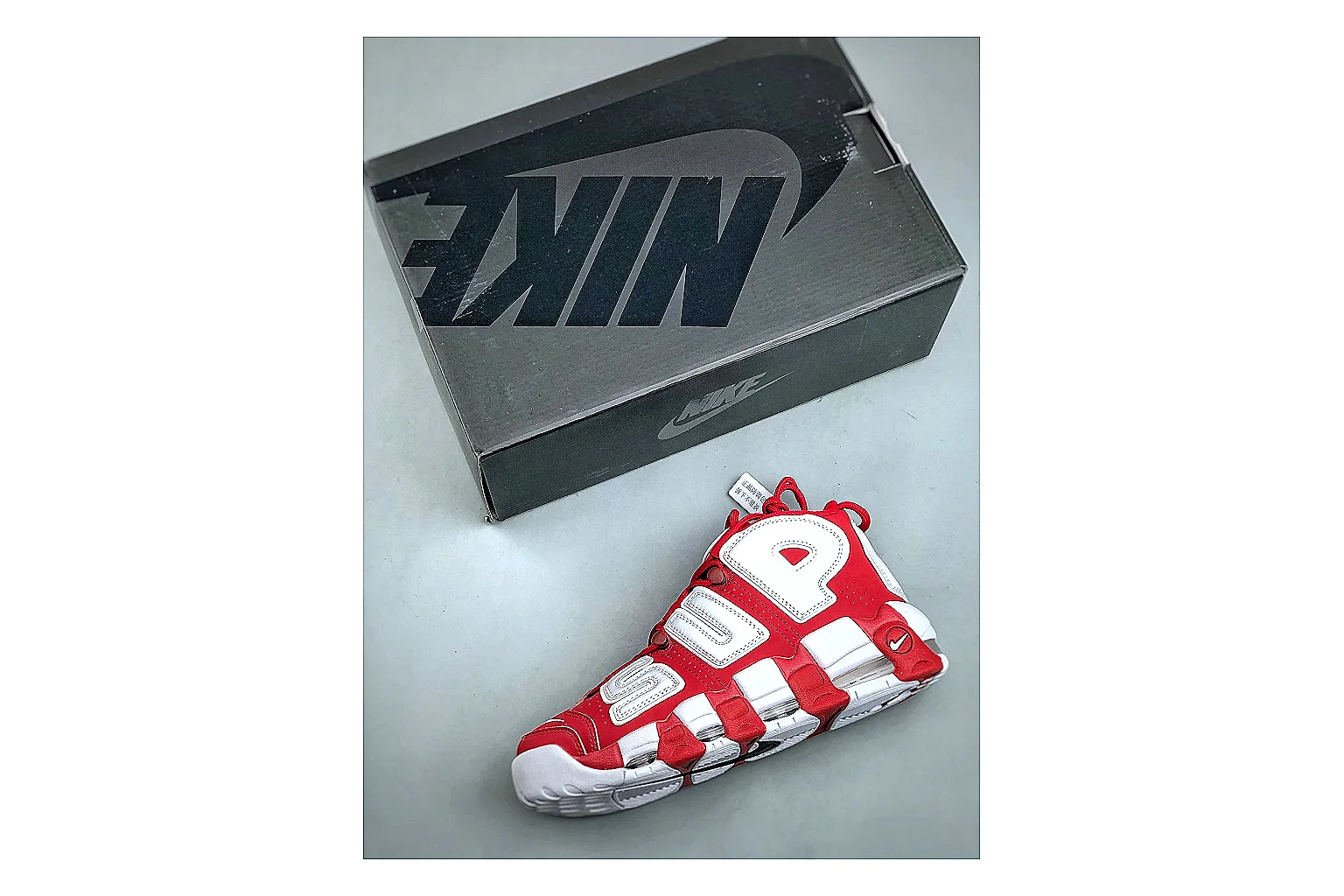 gogobuy.cloud Nike Red White Logo Low 8856 Red White low-top product image thumbnail 5