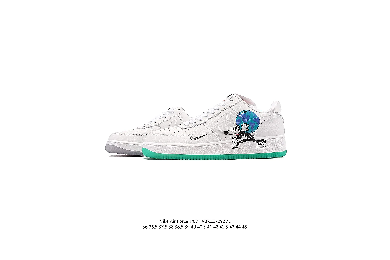 gogobuy.cloud Nike White Green Low Skate 1185 White Green low-top product image thumbnail 4