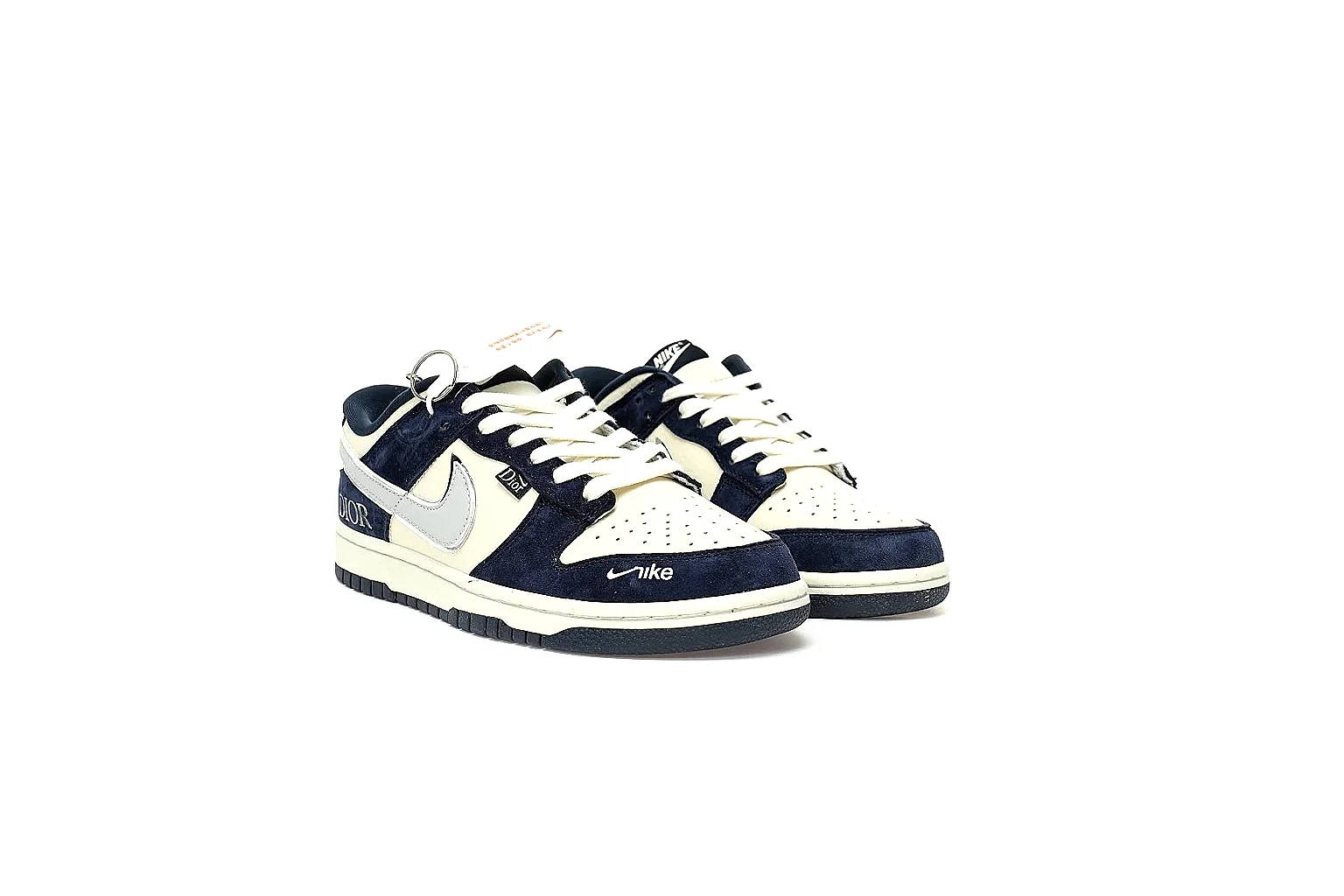 GogoBuy agent brief photos for Nike Navy Cream Low Court thumbnail 2