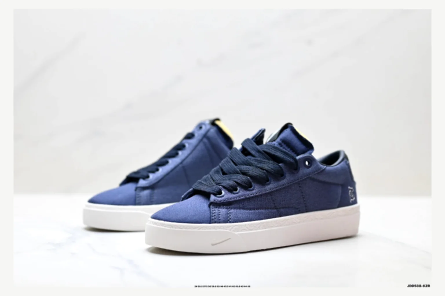 Nike Navy Blue Low Top Sneaker shopping brief image SKU 1182167500 thumbnail 6