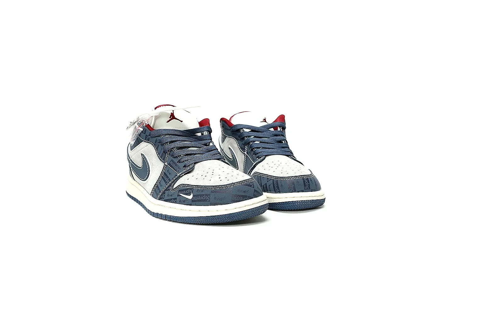 GogoBuy agent brief photos for Nike Navy Red Low Court thumbnail 2