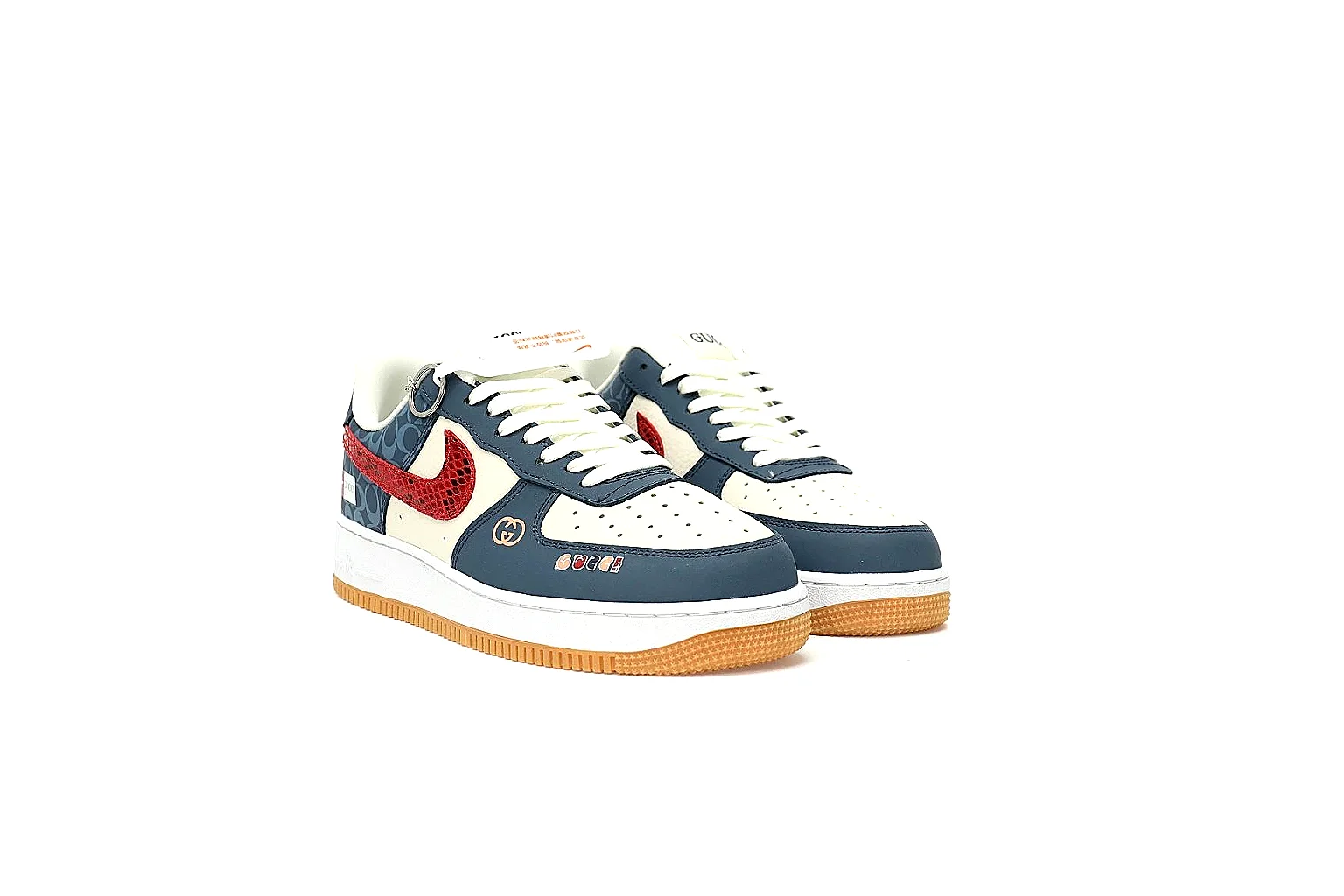 GogoBuy agent brief photos for Nike Navy Red Low Court thumbnail 2