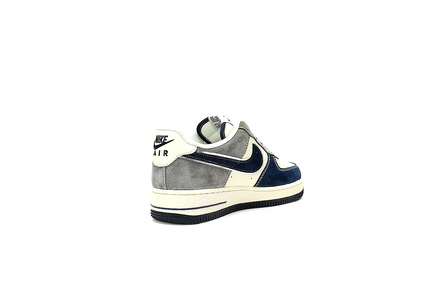 GogoBuy agent brief photos for Nike Navy White Low Court Sneaker thumbnail 5