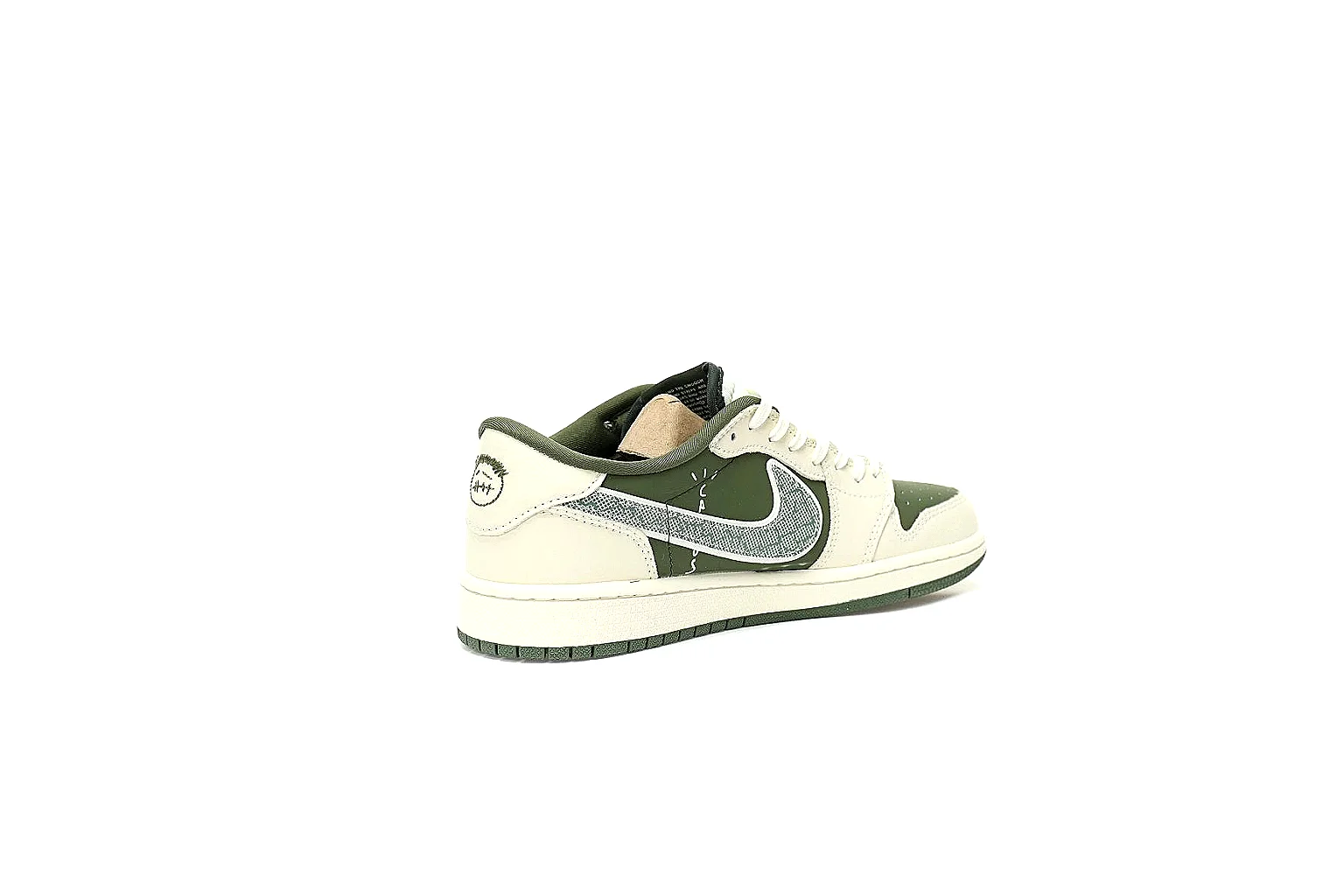 GogoBuy agent brief photos for Nike Olive Cream Low Court thumbnail 4