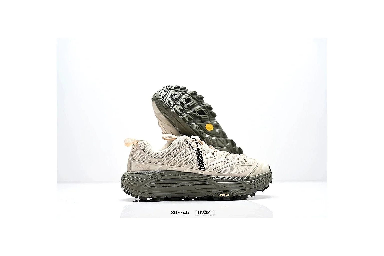 gogobuy.cloud Nike Outdoor Runner Cream Gray agent risk brief six-photo gallery thumbnail 3