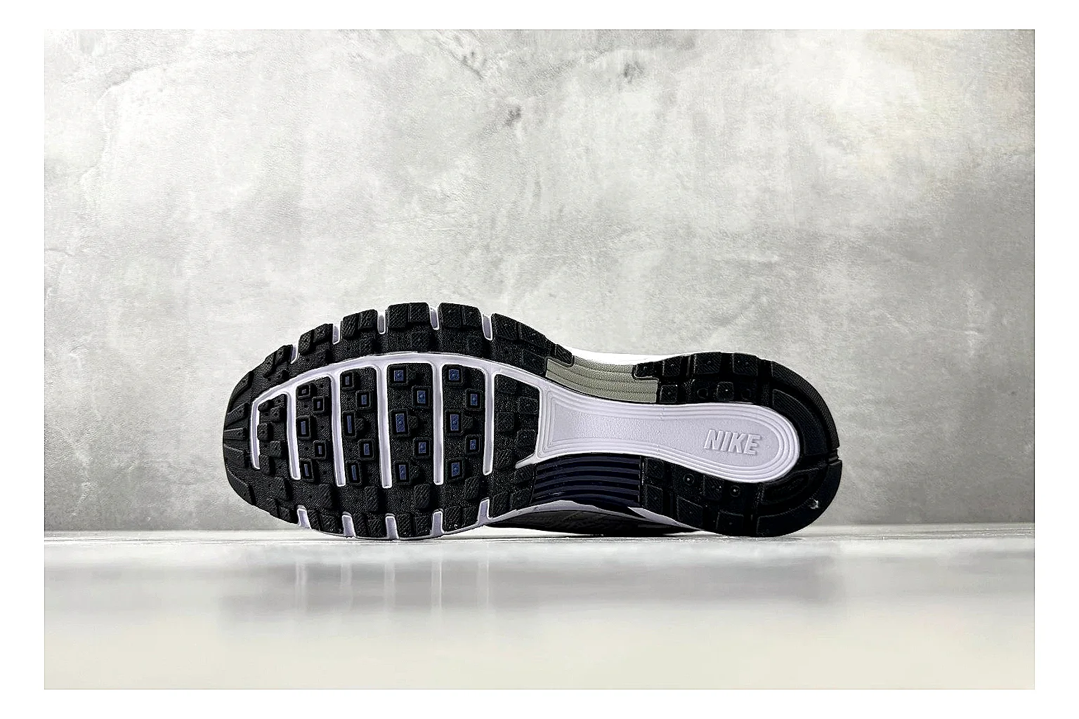 Nike P-6000 Cream Silver Sneaker shopping brief image showing silver cream p-6000 runner with mixed upper and runner shape thumbnail 6