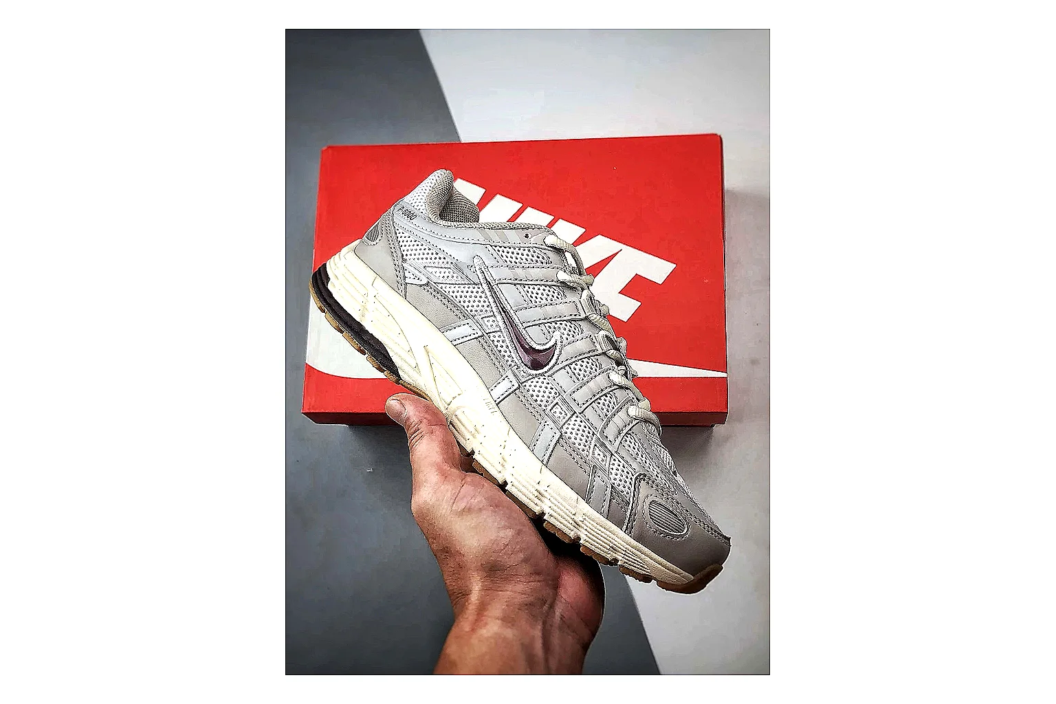 Nike P 6000 Gray Sneakers shopping brief image SKU 1182167049 thumbnail 4