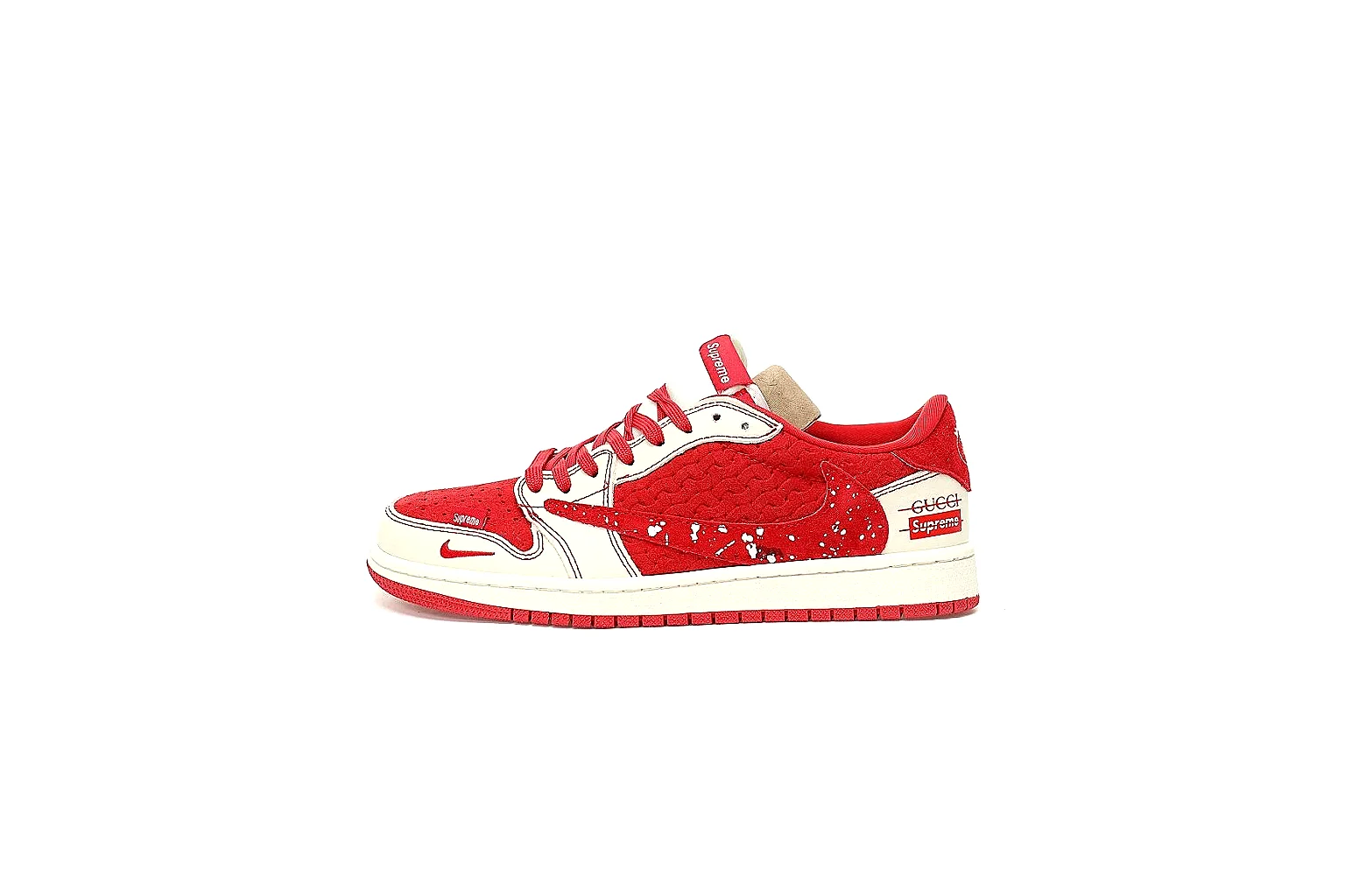 GogoBuy agent brief photos for Nike Red White Low Court thumbnail 2