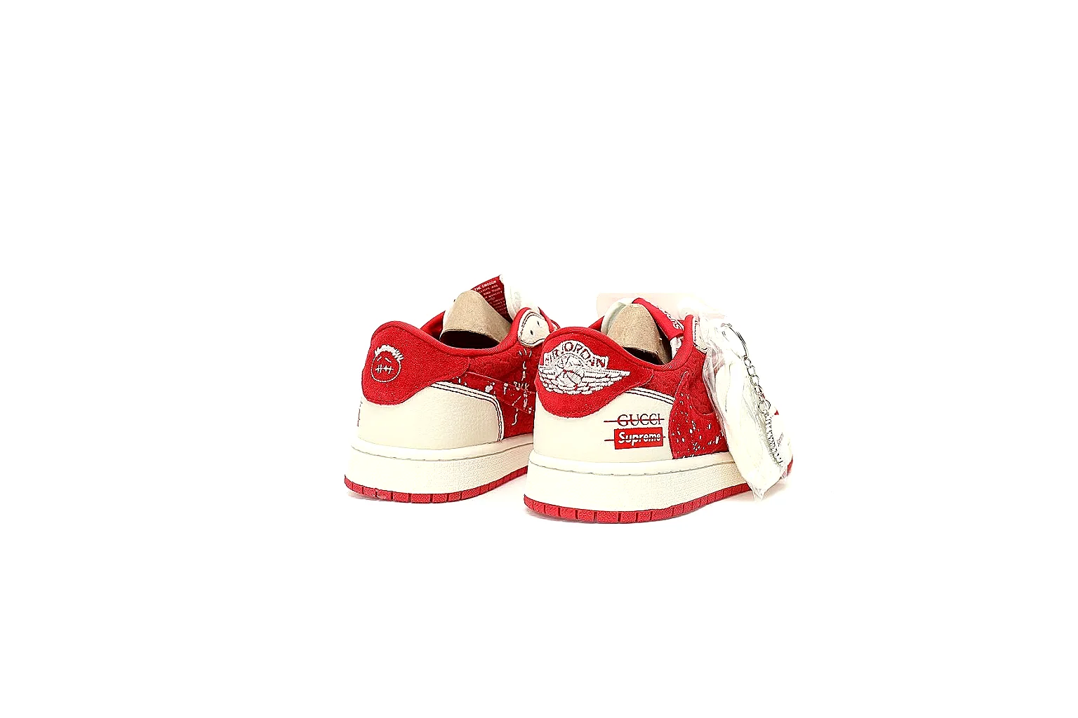 GogoBuy agent brief photos for Nike Red White Low Court