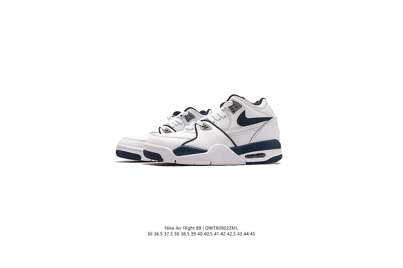 gogobuy.cloud Nike White Navy Retro Basketball 0708 White Navy low-top product image thumbnail 4
