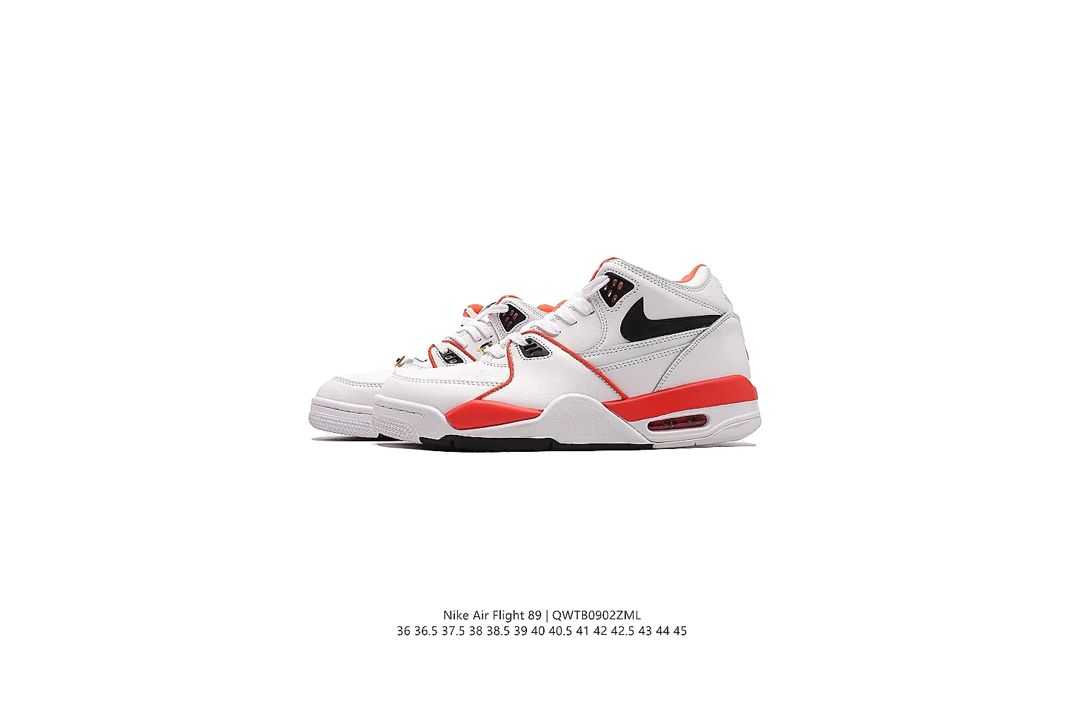 gogobuy.cloud Nike White Red Retro Basketball 0712 White Red low-top product image thumbnail 4
