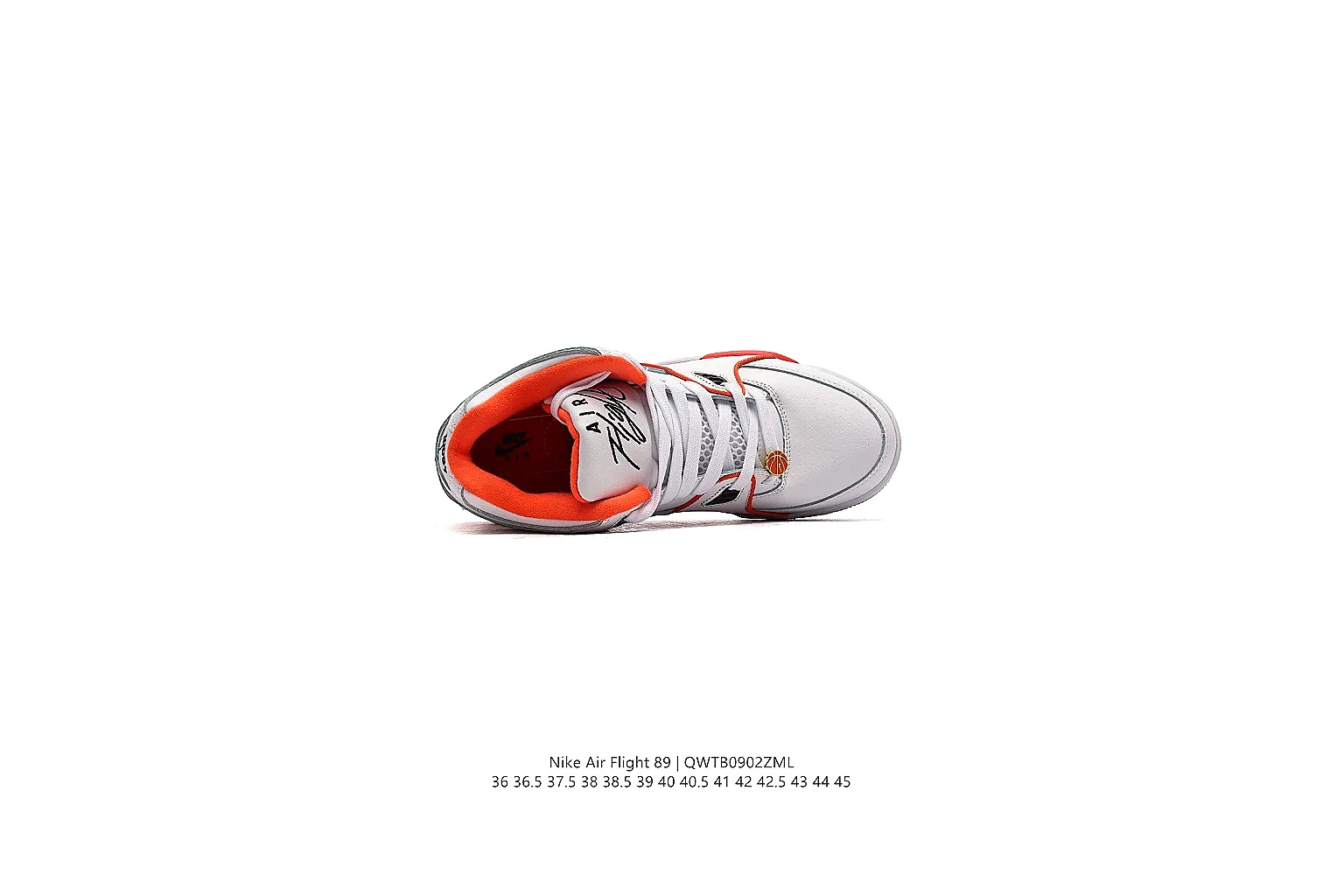 gogobuy.cloud Nike White Red Retro Basketball 0712 White Red low-top product image thumbnail 6