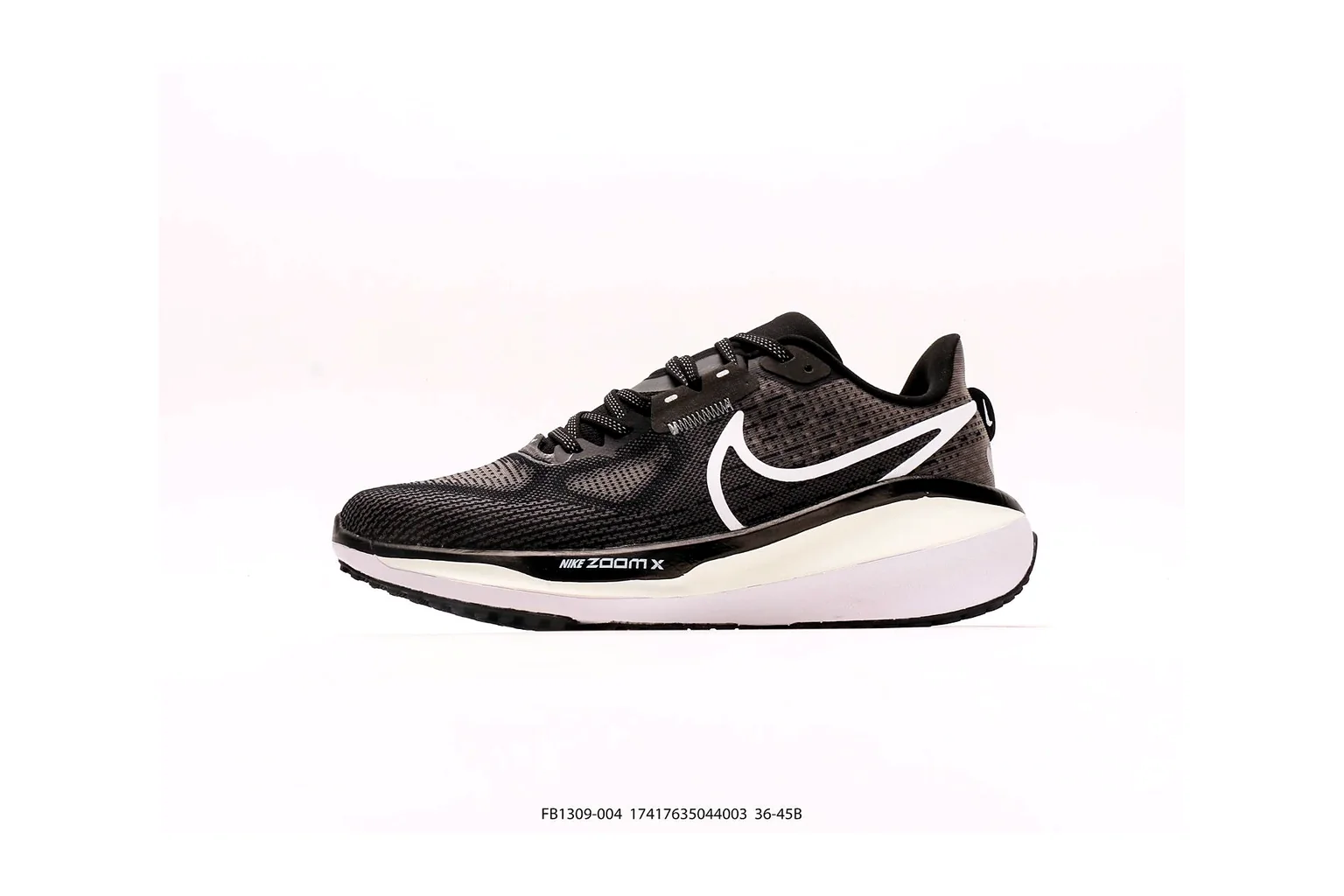 Nike V2K Run Black Silver layered runner six photo view