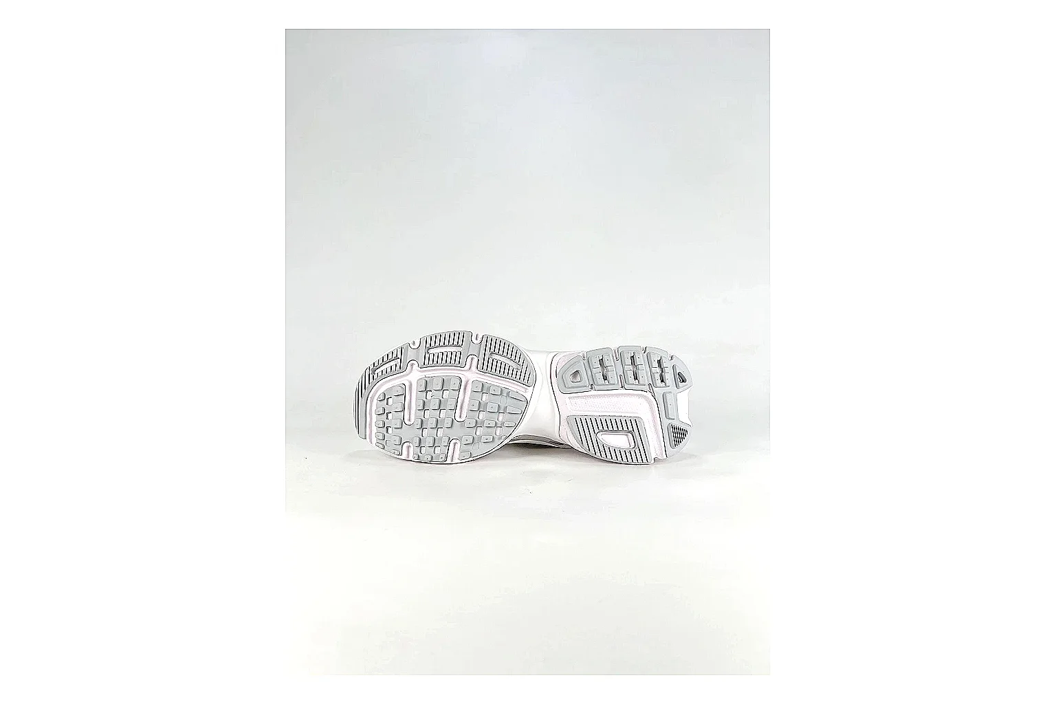 Nike V2K Run White Sneakers shopping brief image showing white retro runner sneakers with mesh-leather texture, side-profile shape, upper panel lines, and outsole detail thumbnail 2