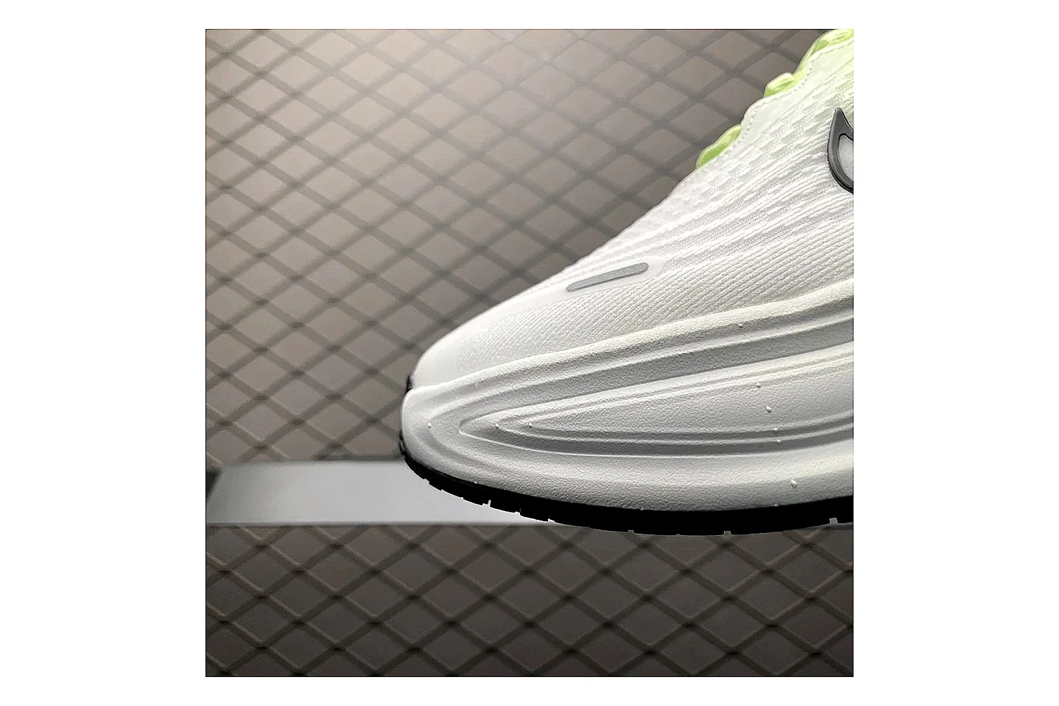 Nike Vomero Plus Volt White shopping brief image showing white volt vomero plus runner with mixed upper and runner shape thumbnail 3