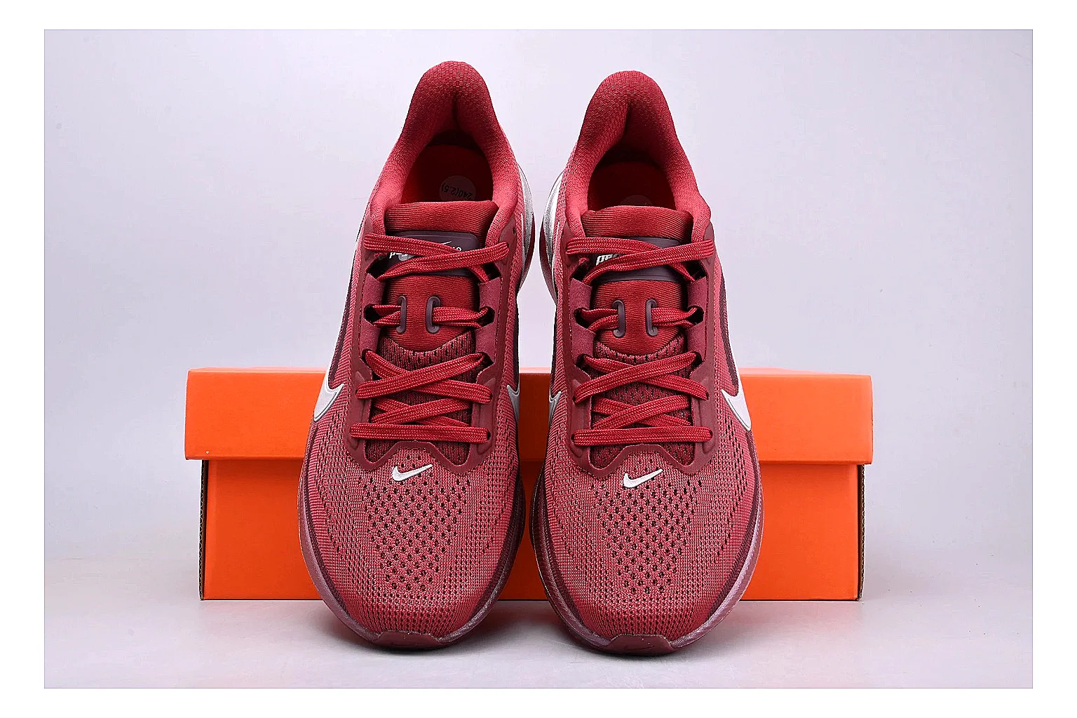Nike Air Zoom Vomero Red Runner shopping brief image showing red vomero runner with mixed upper and runner shape thumbnail 2