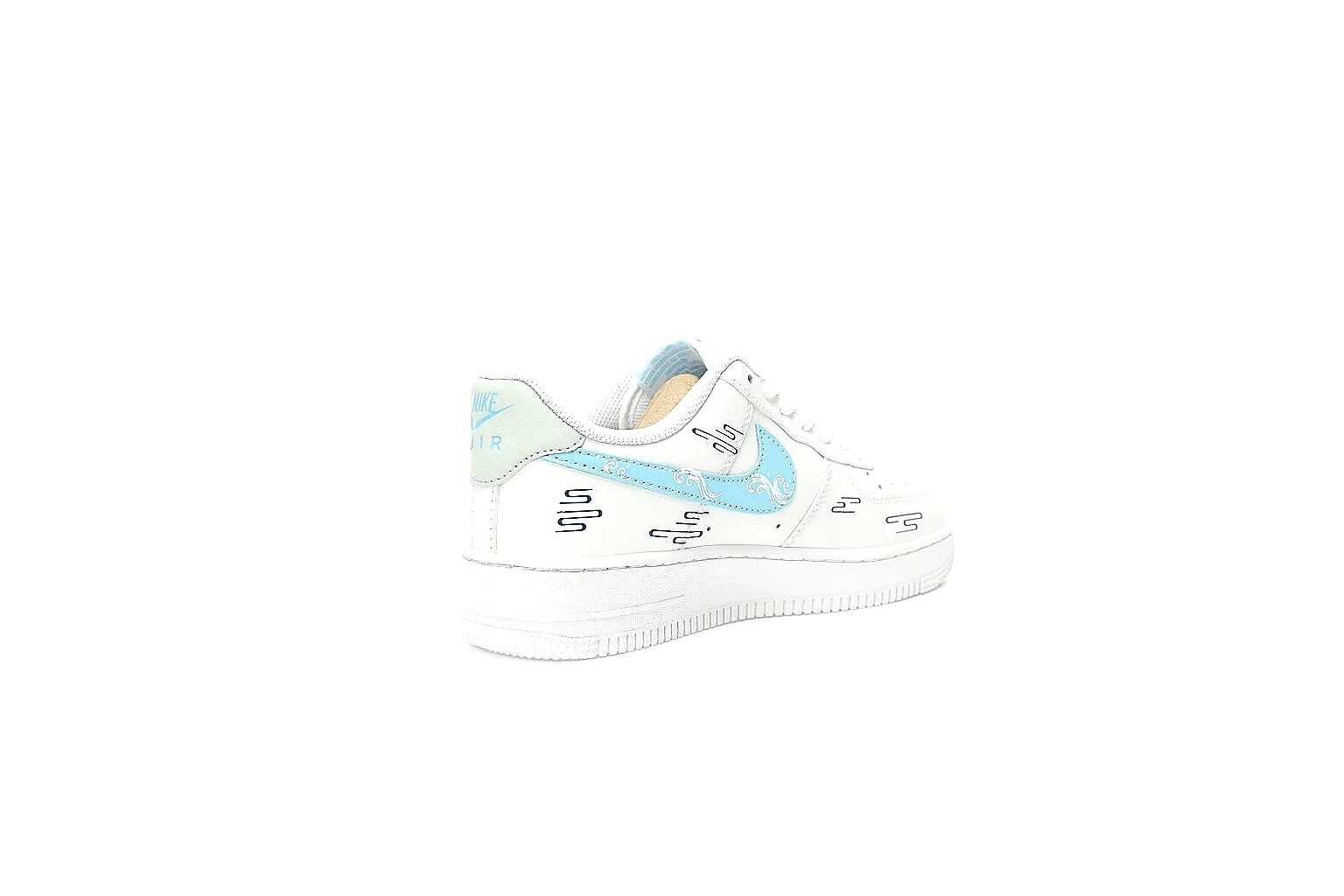 GogoBuy agent brief photos for Nike White Aqua Low Court thumbnail 4