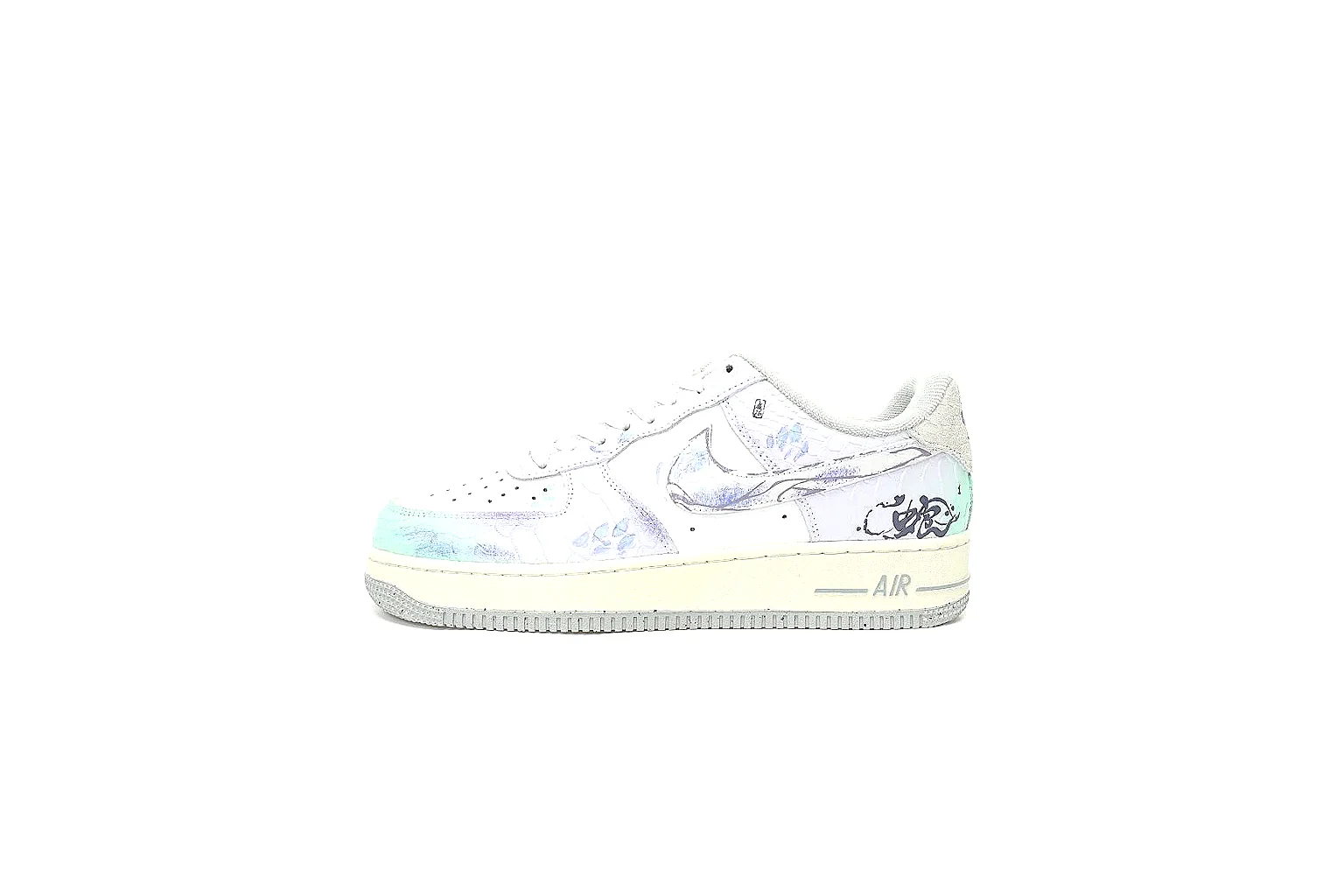 GogoBuy agent brief photos for Nike White Aqua Low Court thumbnail 2
