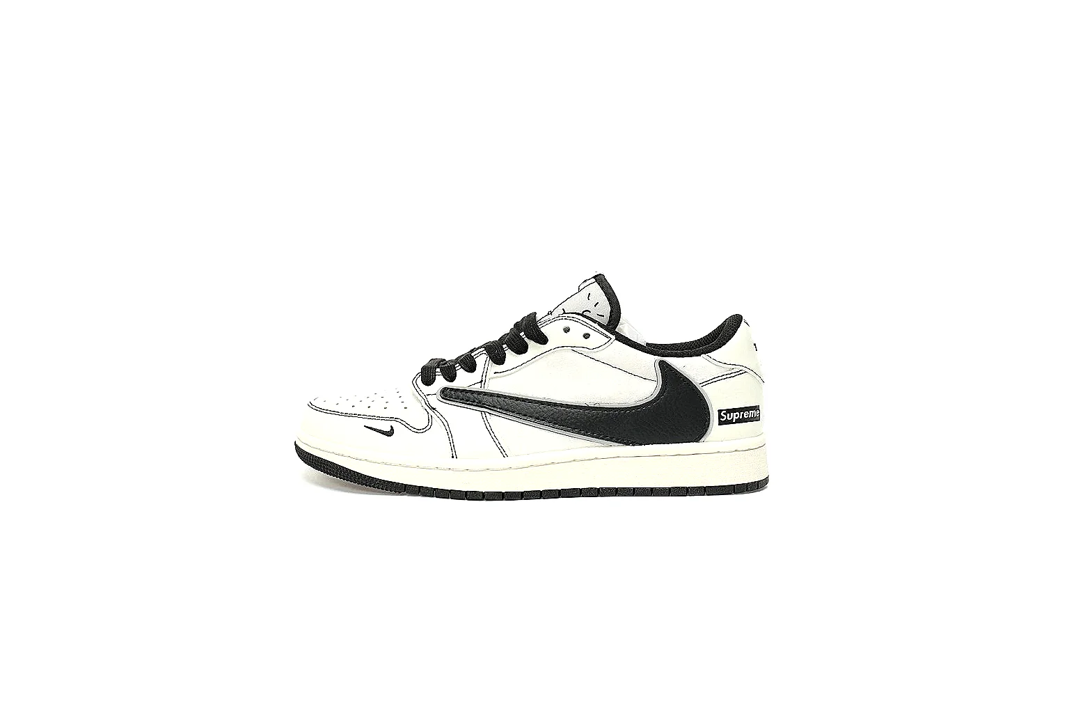 GogoBuy agent brief photos for Nike White Black Low Court thumbnail 2