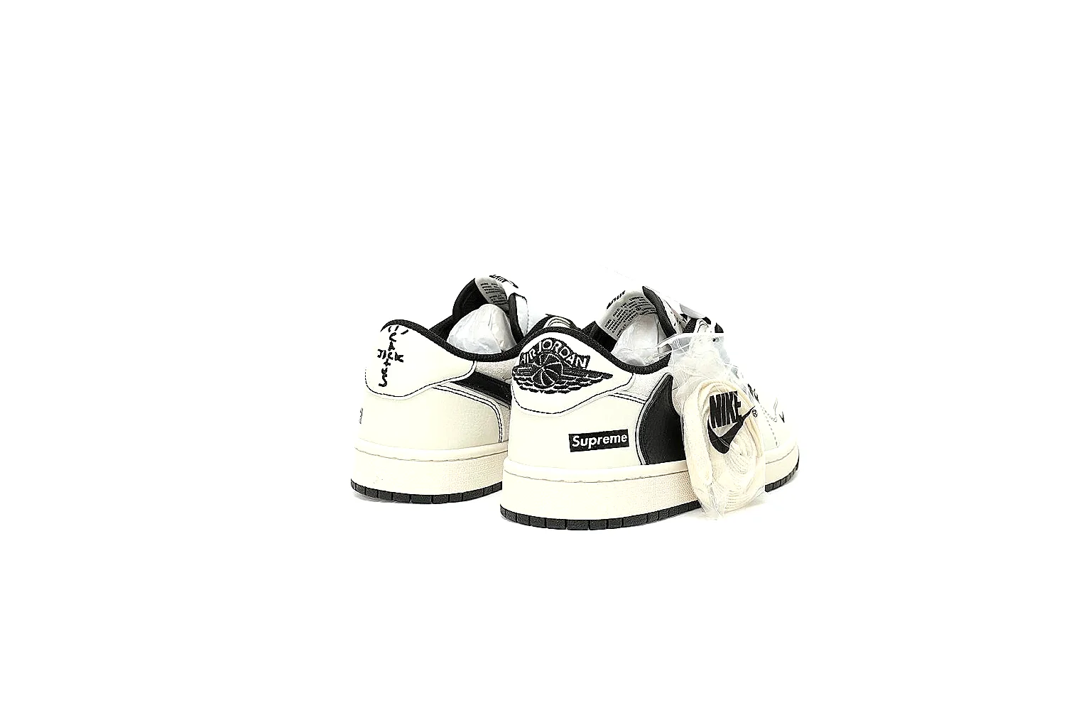 GogoBuy agent brief photos for Nike White Black Low Court
