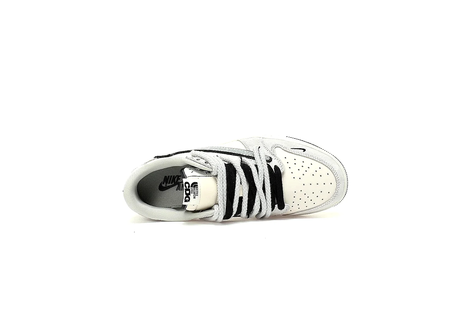 GogoBuy agent brief photos for Nike White Black Low Court Sneaker thumbnail 6