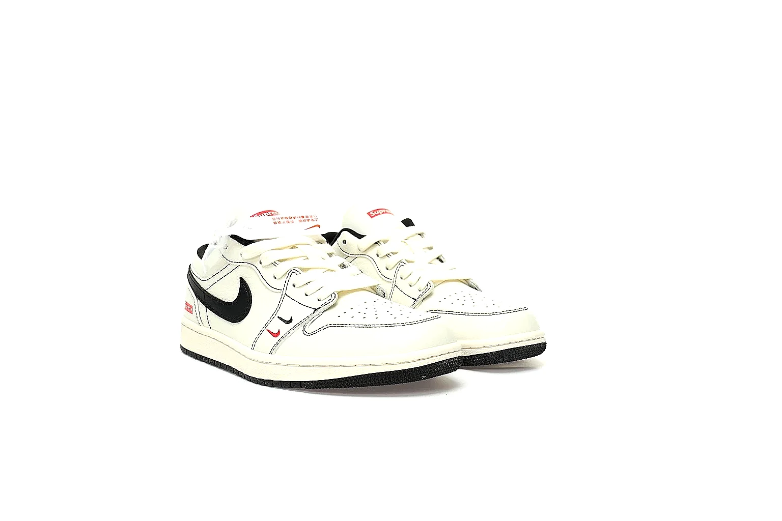GogoBuy agent brief photos for Nike White Black Low Court Sneaker thumbnail 3