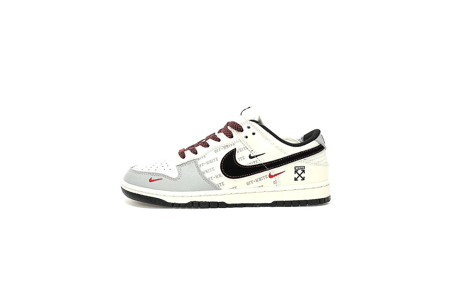 GogoBuy agent brief photos for Nike White Black Red Low Court thumbnail 2