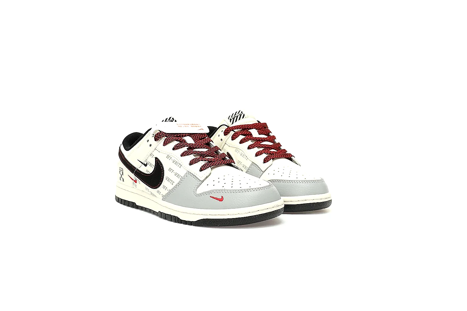 GogoBuy agent brief photos for Nike White Black Red Low Court thumbnail 3