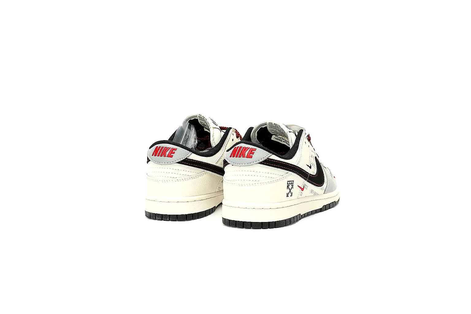 GogoBuy agent brief photos for Nike White Black Red Low Court