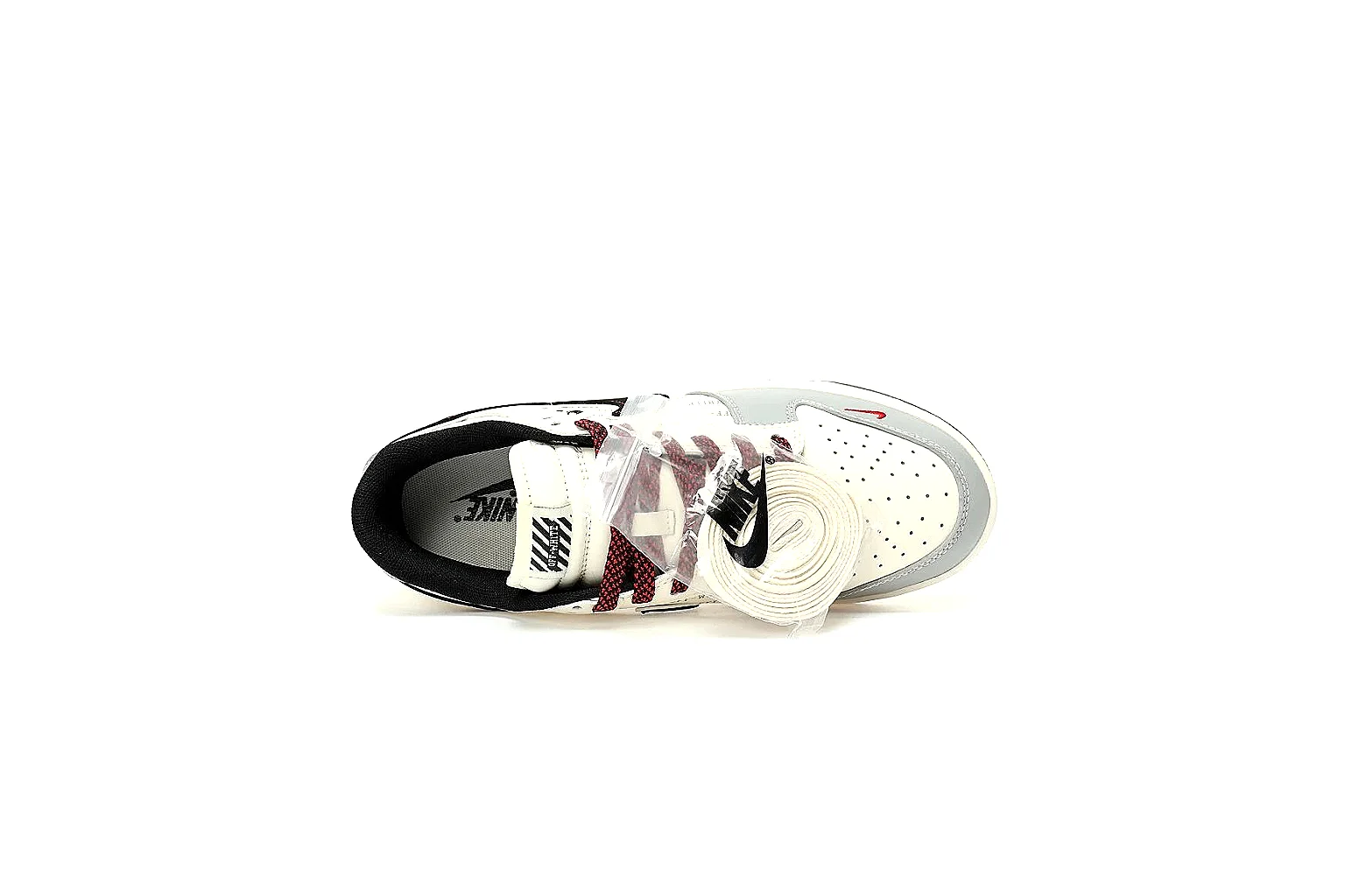 GogoBuy agent brief photos for Nike White Black Red Low Court thumbnail 5