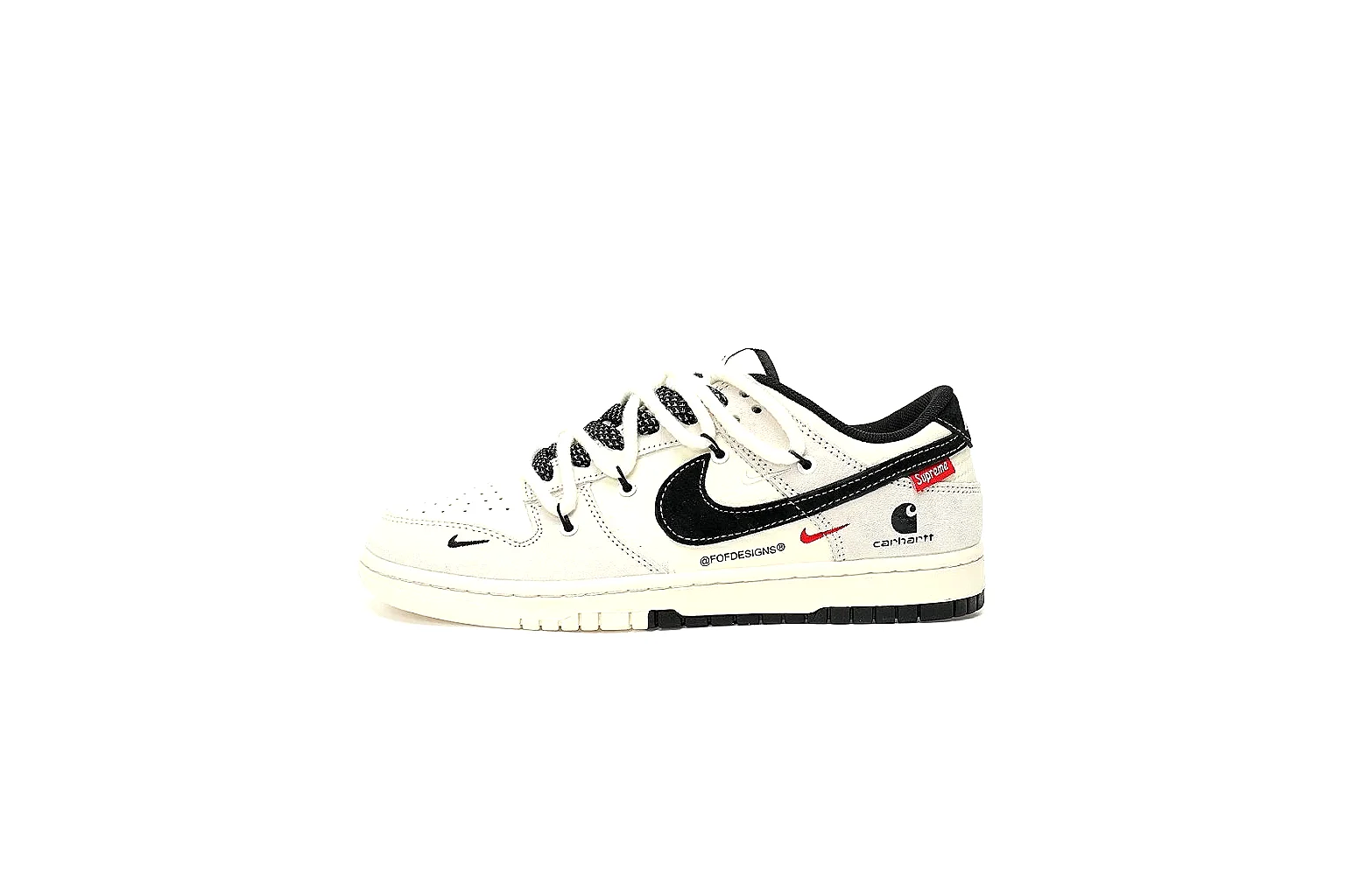 GogoBuy agent brief photos for Nike White Black Red Low Court
