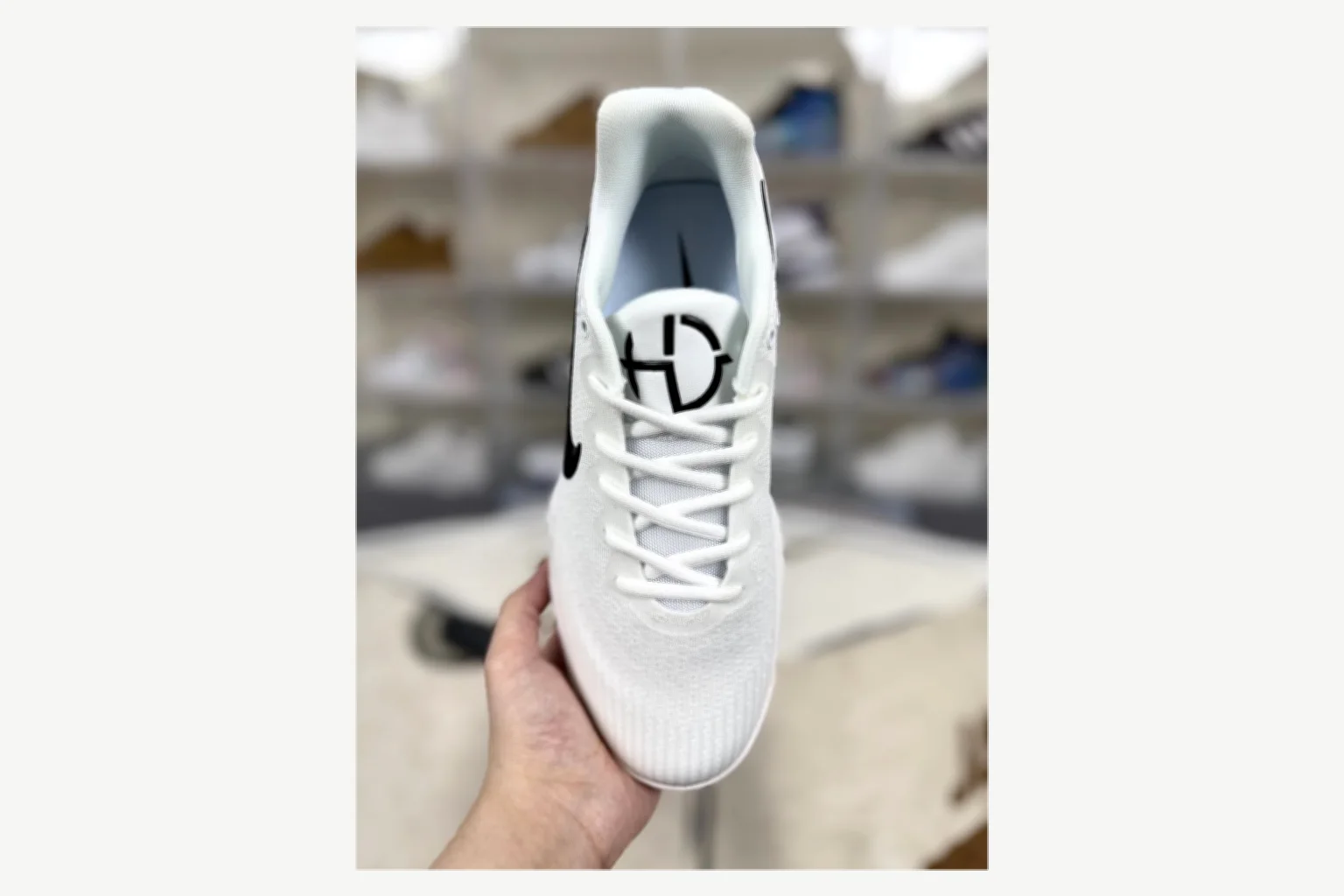 Nike White Black Swoosh Low Top shopping brief image SKU 1194923747 thumbnail 2