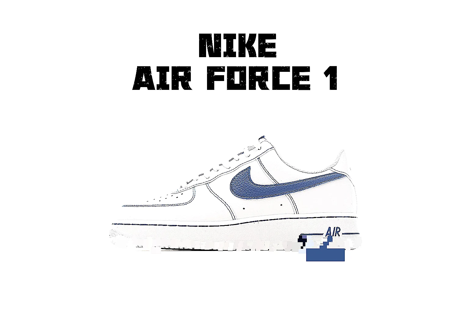 GogoBuy agent brief photos for Nike White Blue Low Court thumbnail 4