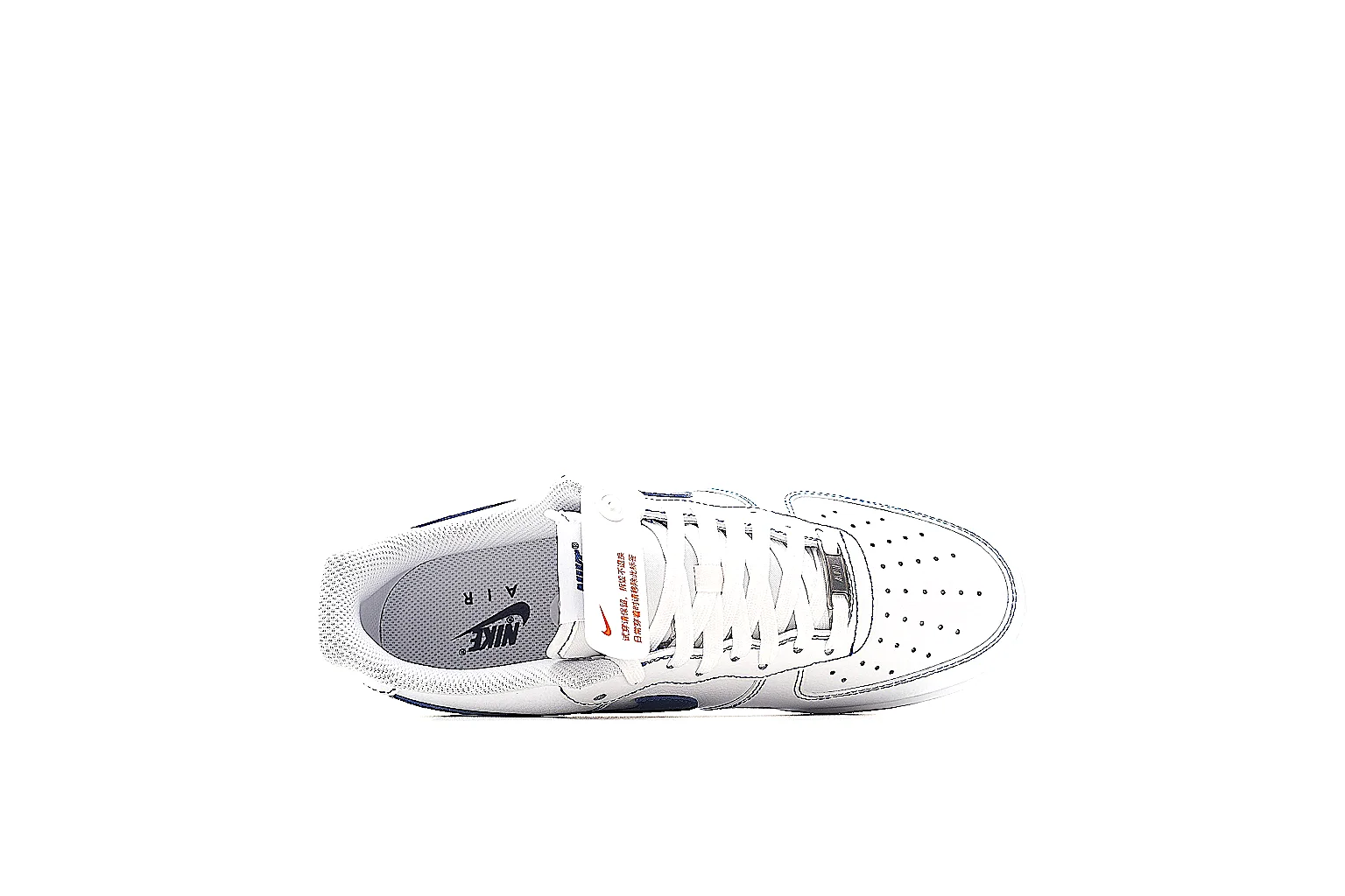 GogoBuy agent brief photos for Nike White Blue Low Court thumbnail 6