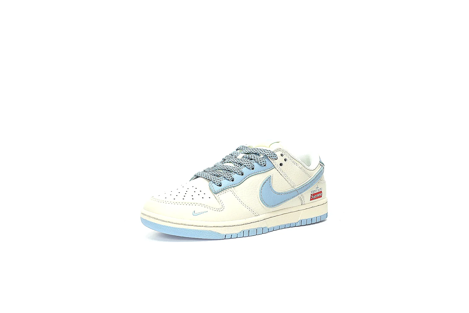 GogoBuy agent brief photos for Nike White Blue Low Court thumbnail 4