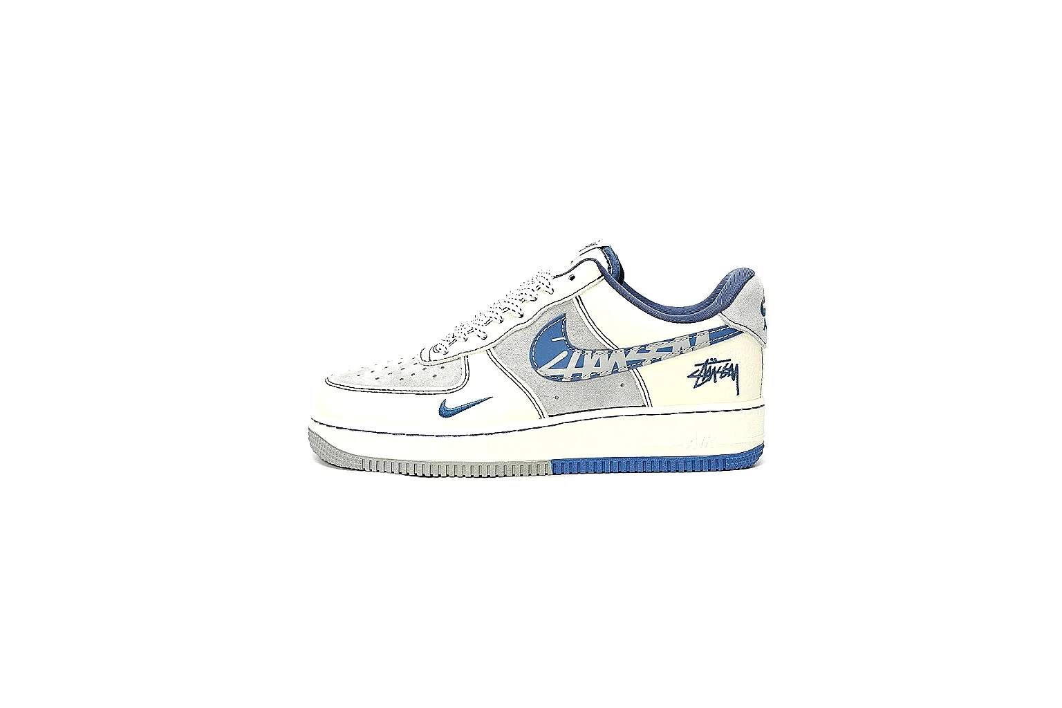 GogoBuy agent brief photos for Nike White Blue Low Court